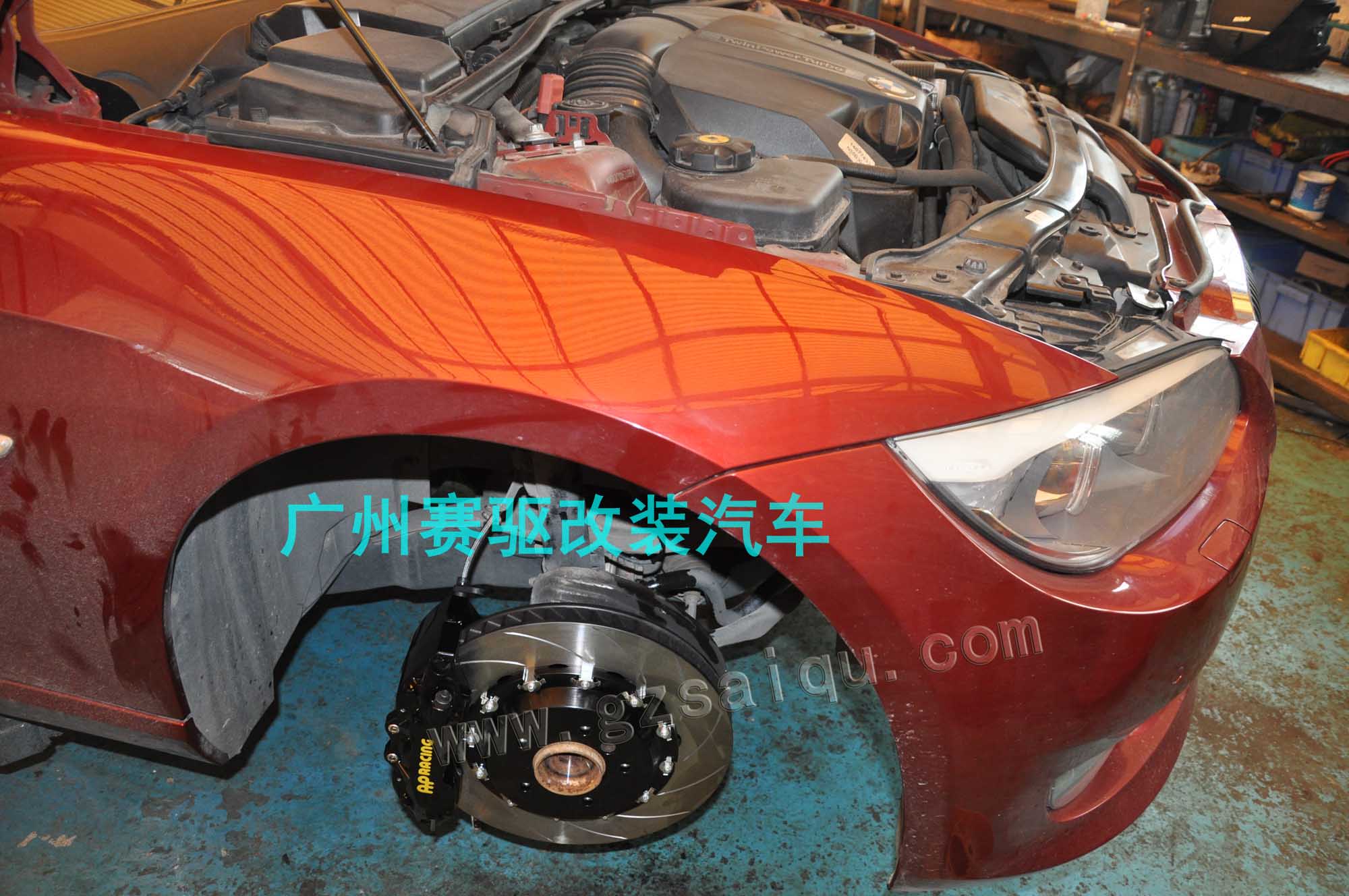 寶馬E93剎車改裝AP9040六活塞鮑魚(yú)