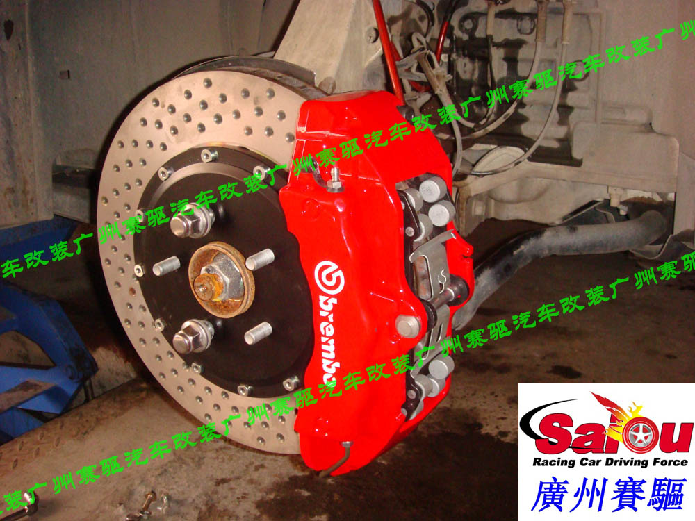 英菲尼迪EX35升級(jí)BREMBO大六活塞卡鉗套裝 可選355MM/362MM剎車盤