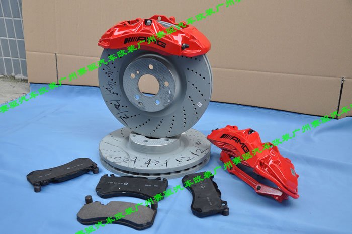 奔馳AMG 剎車套裝 AMG升級剎車套件 奔馳C E級專用剎車套件 德國正品AMG剎車