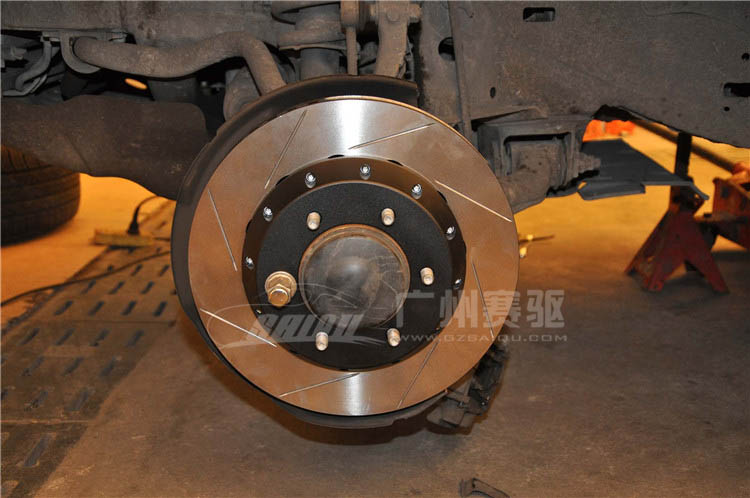 小改豐田霸道前輪剎車系統 搭配AP5040剎車競技版卡鉗