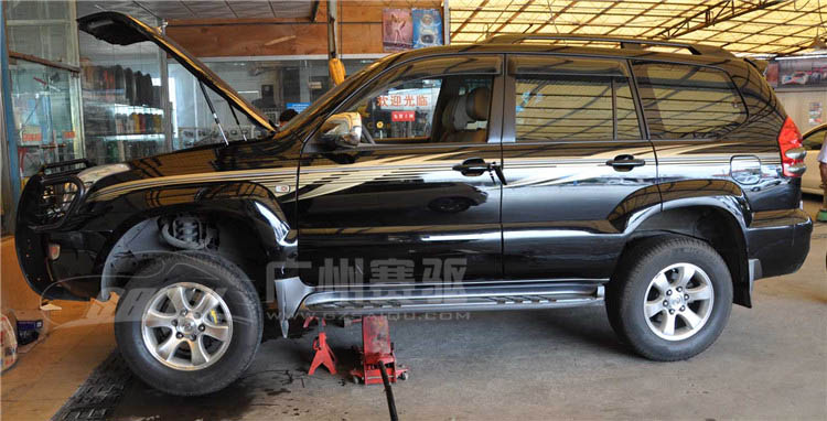 小改豐田霸道前輪剎車系統 搭配AP5040剎車競技版卡鉗